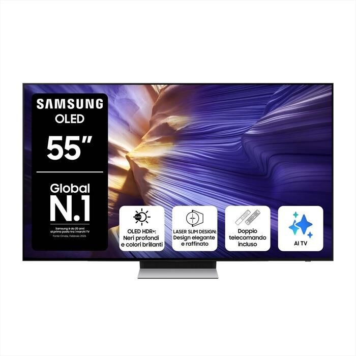 Samsung OLED Smart TV QE55S90FAXZT 55" in offerta da Euronics