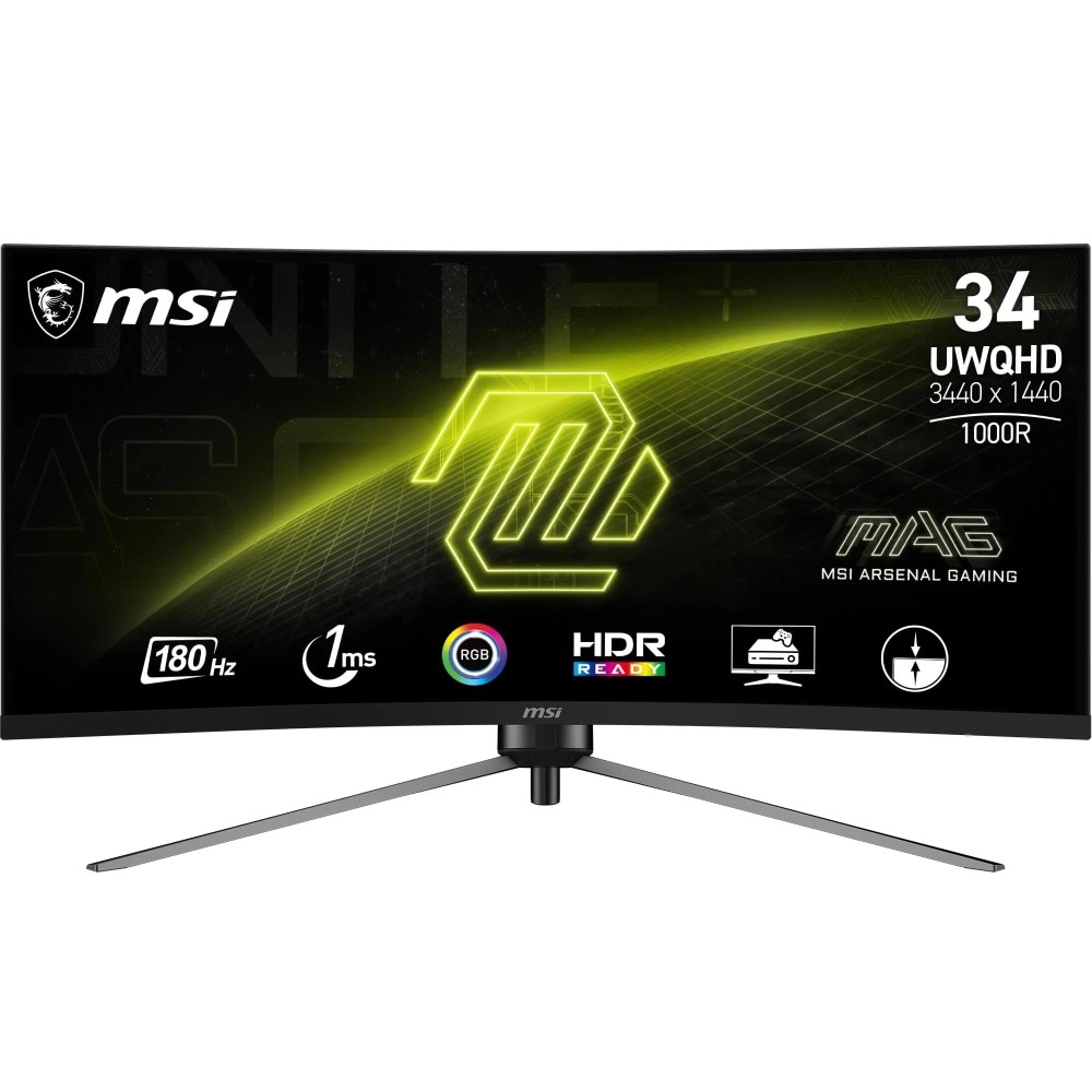 Monitor gaming MAG 345CQR 34" in offerta da Comet