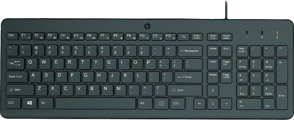 Tastiera wired keyboard 664R5AA HP in offerta da Comet