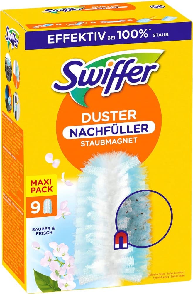 Ricarica catturapolvere Duster, 9 pezzi SWIFFER – Panorama