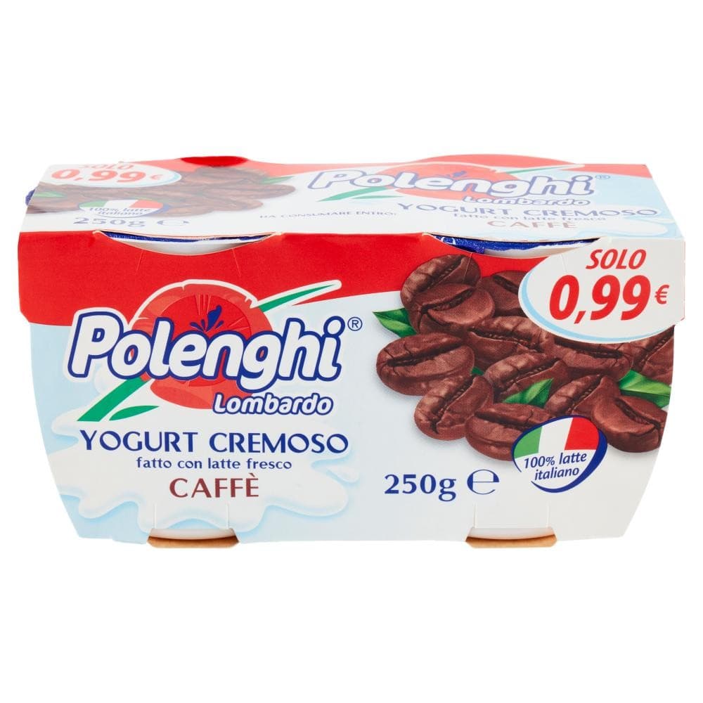 Yogurt Intero Caffè, 2 pz 125 g Cad. 250 g Polenghi – Carrefour