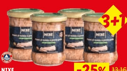 Nixe filetti di tonno a pinne gialle all'olio d'oliva, 4x 140 g – Lidl
