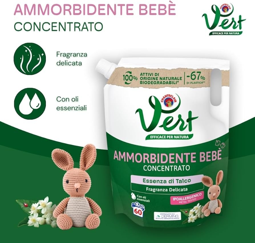 Vert ammorbidente concentrato Bebè 60 lavaggi in offerta da Tigota