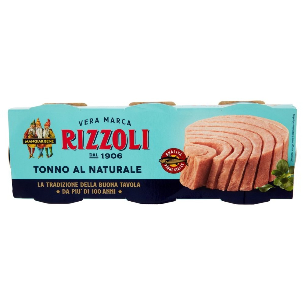 Tonno all'olio di oliva o al naturale Rizzoli 65 g x6 - Offerta nel negozio Iper La grande i
