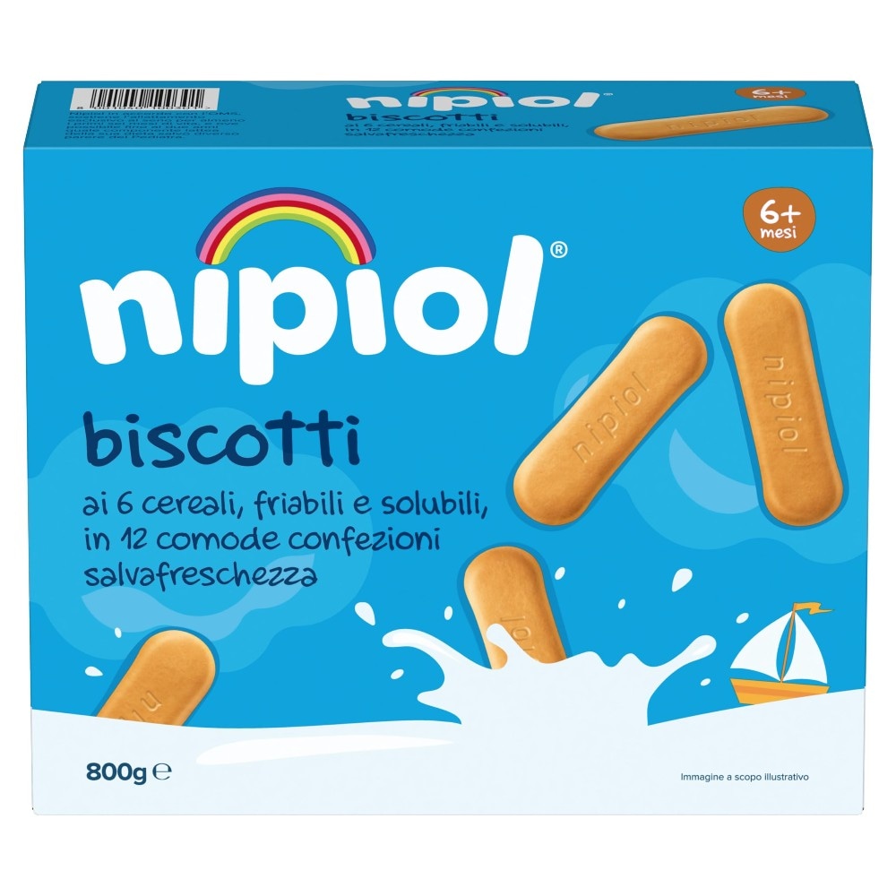 Biscotti 6 Cereali Nipiol 800 g in offerta da Il Gigante