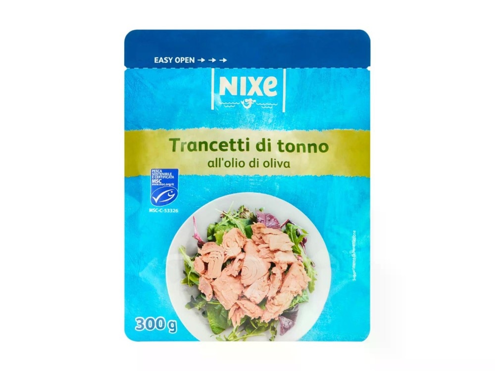 Nixe Trancetti di tonno all'olio di oliva 285 g (sgocc.) in offerta da Lidl
