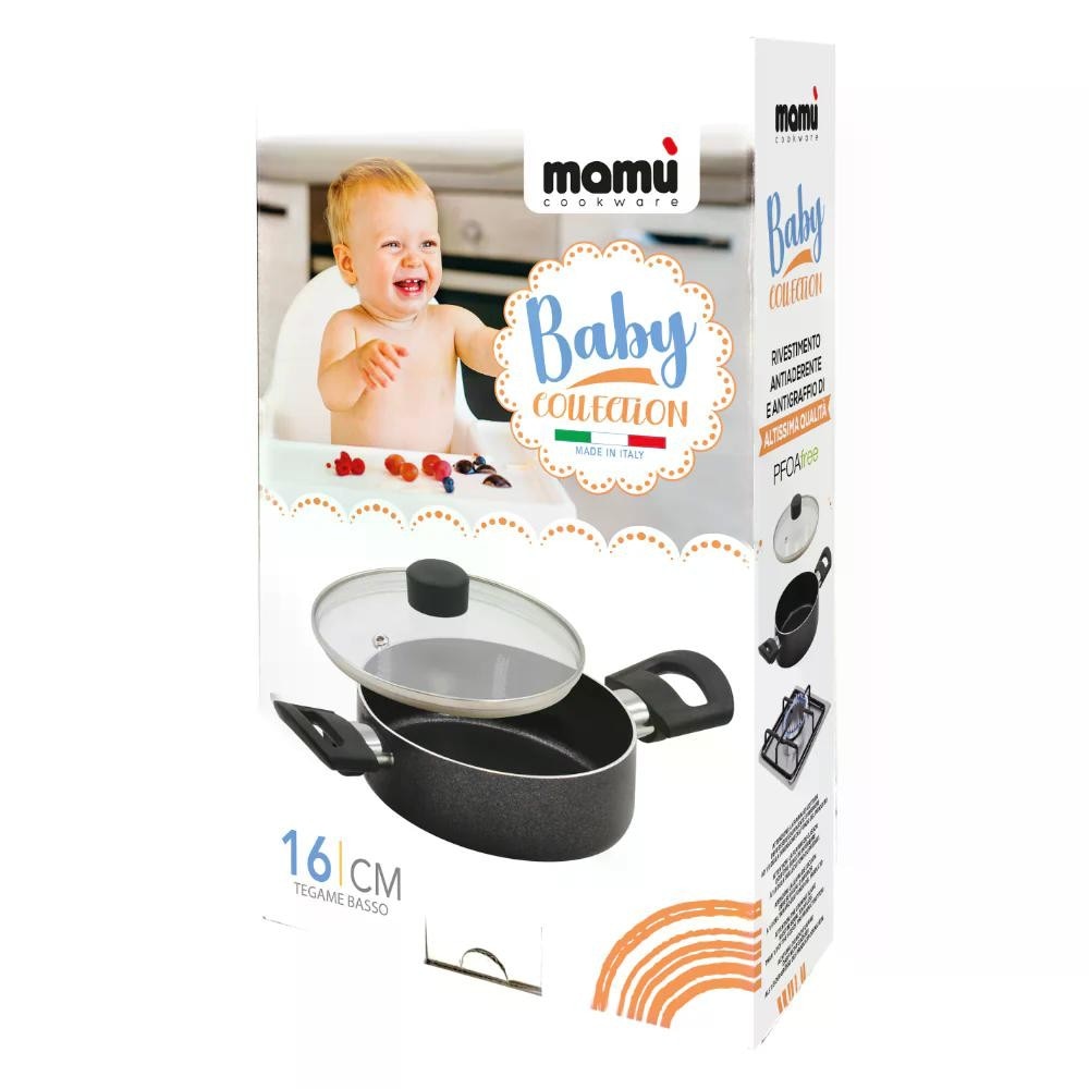 Baby Tegame Basso 2M 16 CM Mamù Cookware - Offerta nel negozio Maury's