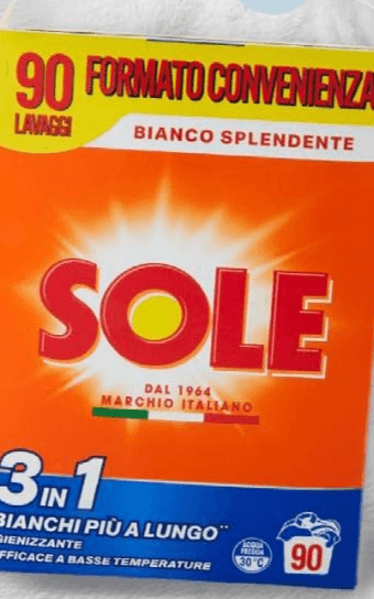 Detersivo lavatrice Bianco Splendente Sole 90 misurini in offerta da DeSpar