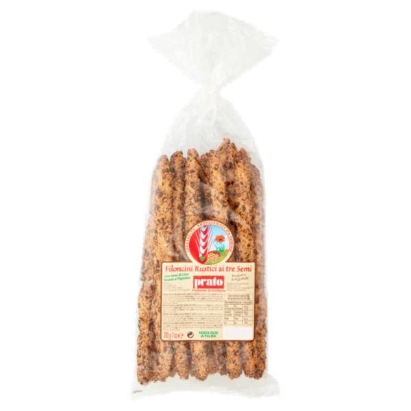 Filoncini Rustici ai Tre Semi, 200 g PRATO – Bennet