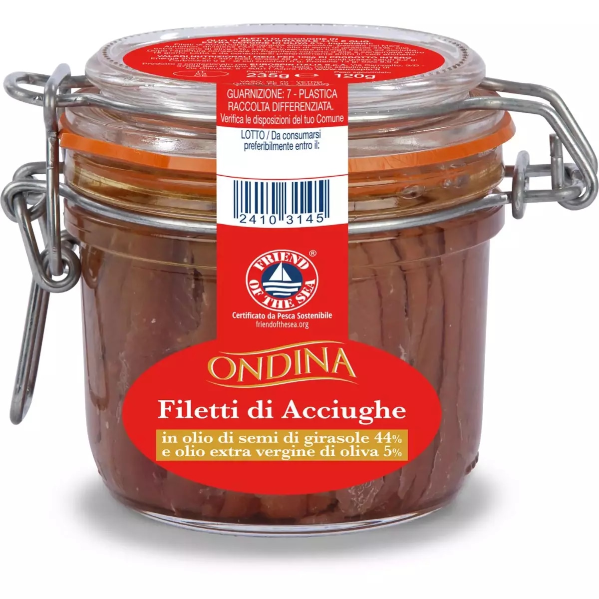 Filetti di Acciughe 235 g Ondina in offerta da Eurospin
