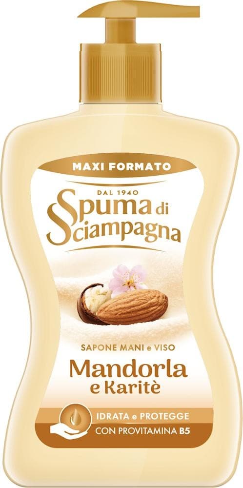 Spuma di Sciampagna sapone, liquido 430 ml o ricarica 1,3 l, solido 125 g x2 – Iper La grande i