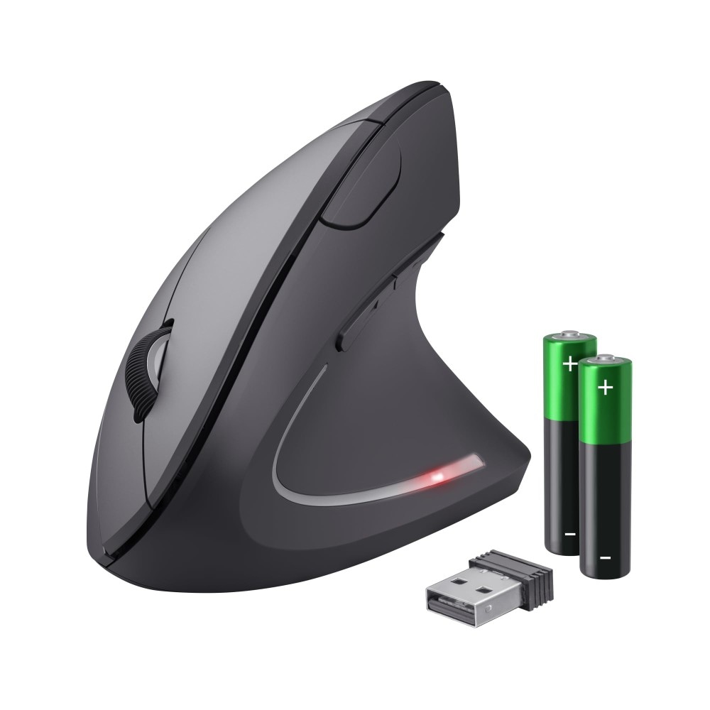 Trust mouse ergonomico wireless in offerta da Comet