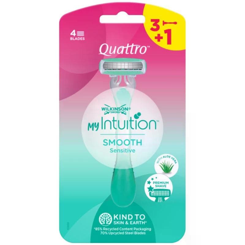 Wilkinson My Intuition rasoi usa e getta, 3 pezzi + 1 gratis – Esselunga