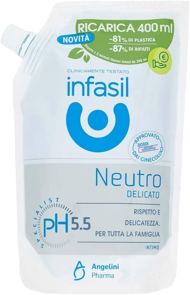Ricarica detergente intimo Infasil 400 ml in offerta da Bennet
