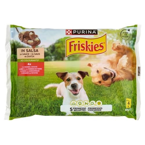 Alimenti umido per cani Friskies 85 g x4 PURINA Friskies - Offerta nel negozio Iper La grande i