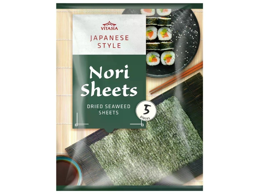 Vitasia Japanese Style Fogli di alga Nori 5 pezzi - Offerta nel negozio Lidl