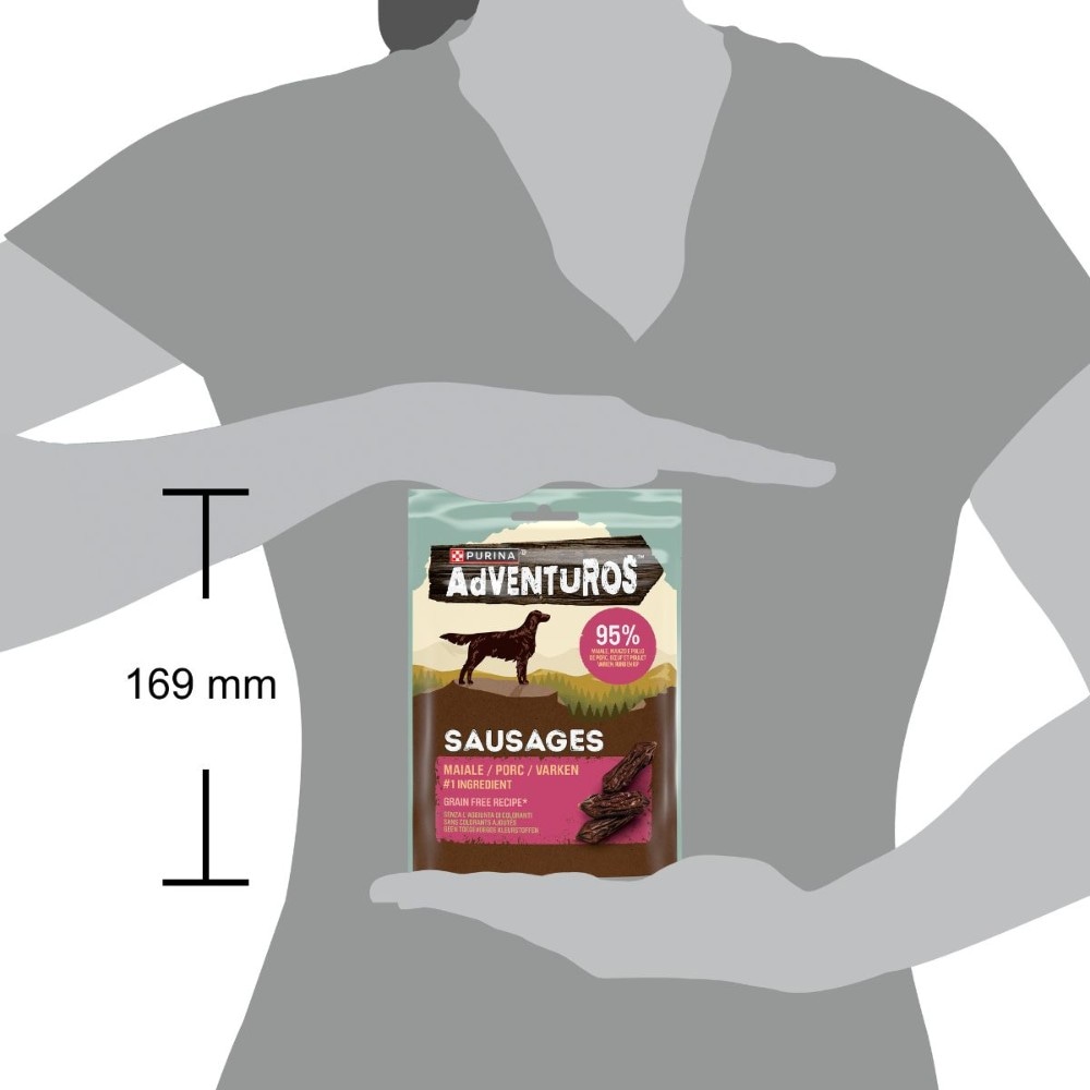 Purina Adventuros Sausages g 70 - Offerta nel negozio Bennet