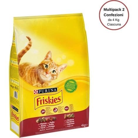 Alimento secco per gatti Purina Friskies, kg 2 – Bennet