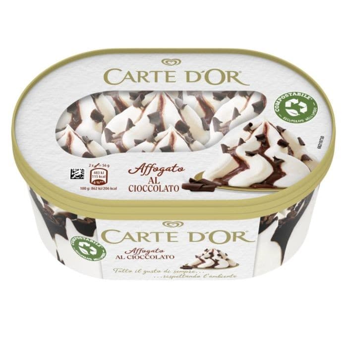 Gelato affogato Carte d'or gusti assortiti 500 g Algida in offerta da Iper La grande i
