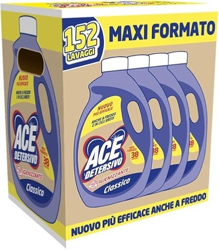 Ace Detersivo Lavatrice 2x21 lavaggi - Offerta nel negozio Happy Casa