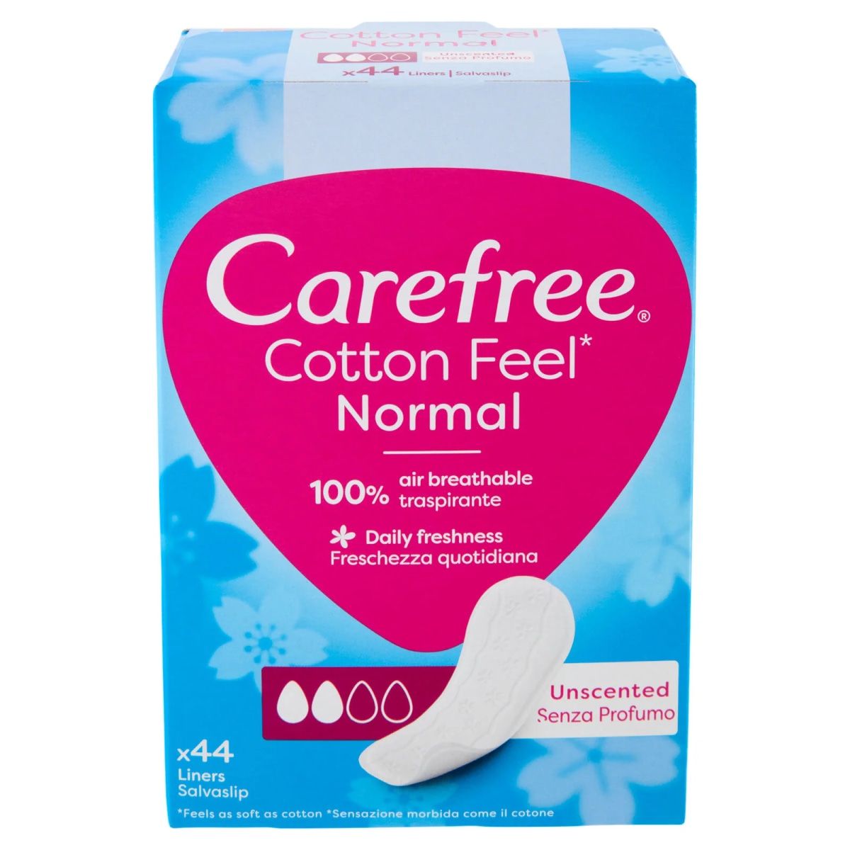 Carefree Cotton Feel Normal x44 in offerta da Acqua & Sapone