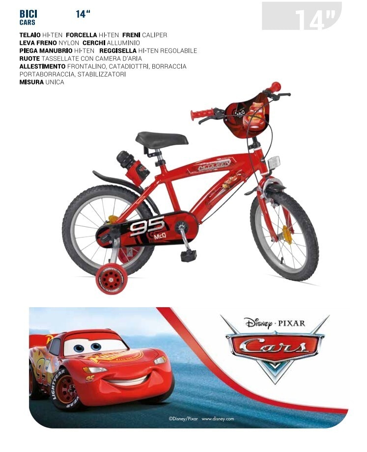 Bici Cars 12", 14" o 16" - Offerta nel negozio Iper La grande i