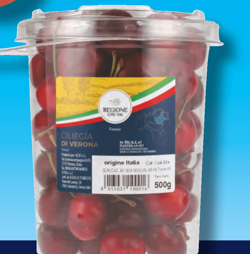 Ciliegie di Verona 500 G REGIONE CHE VAI - Offerta nel negozio ALDI