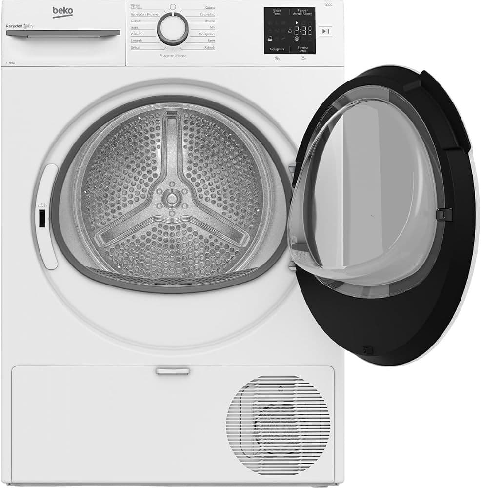 Asciugatrice a pompa di calore BMT103EW, 10 kg BEKO – MD