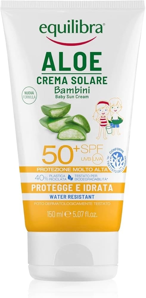 Crema Solare Bambini SPF 50+ Equilibra 150 ml - Offerta nel negozio Carrefour