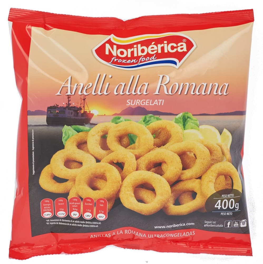 Anelli alla romana surgelati Noriberica 400 g in offerta da Bennet