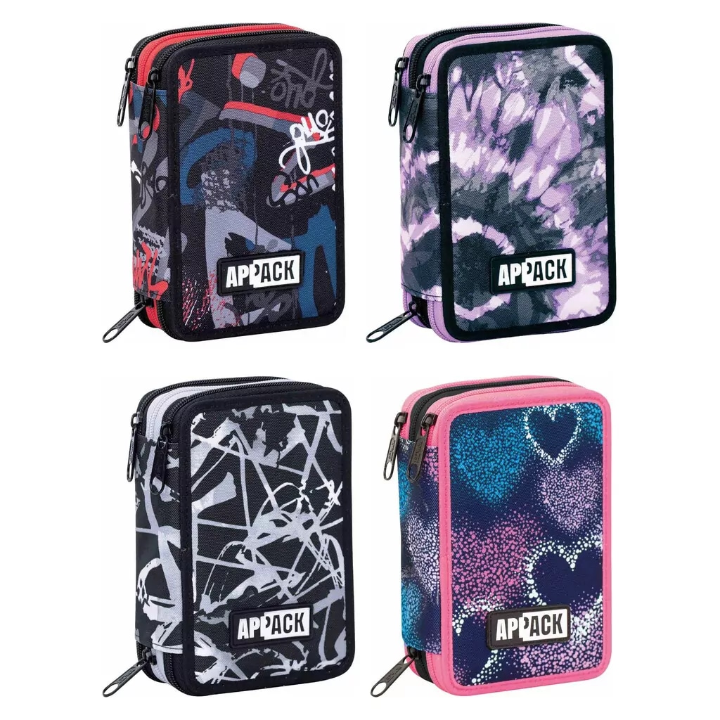 Astuccio 3 zip Appack Seven in offerta da Il Gigante