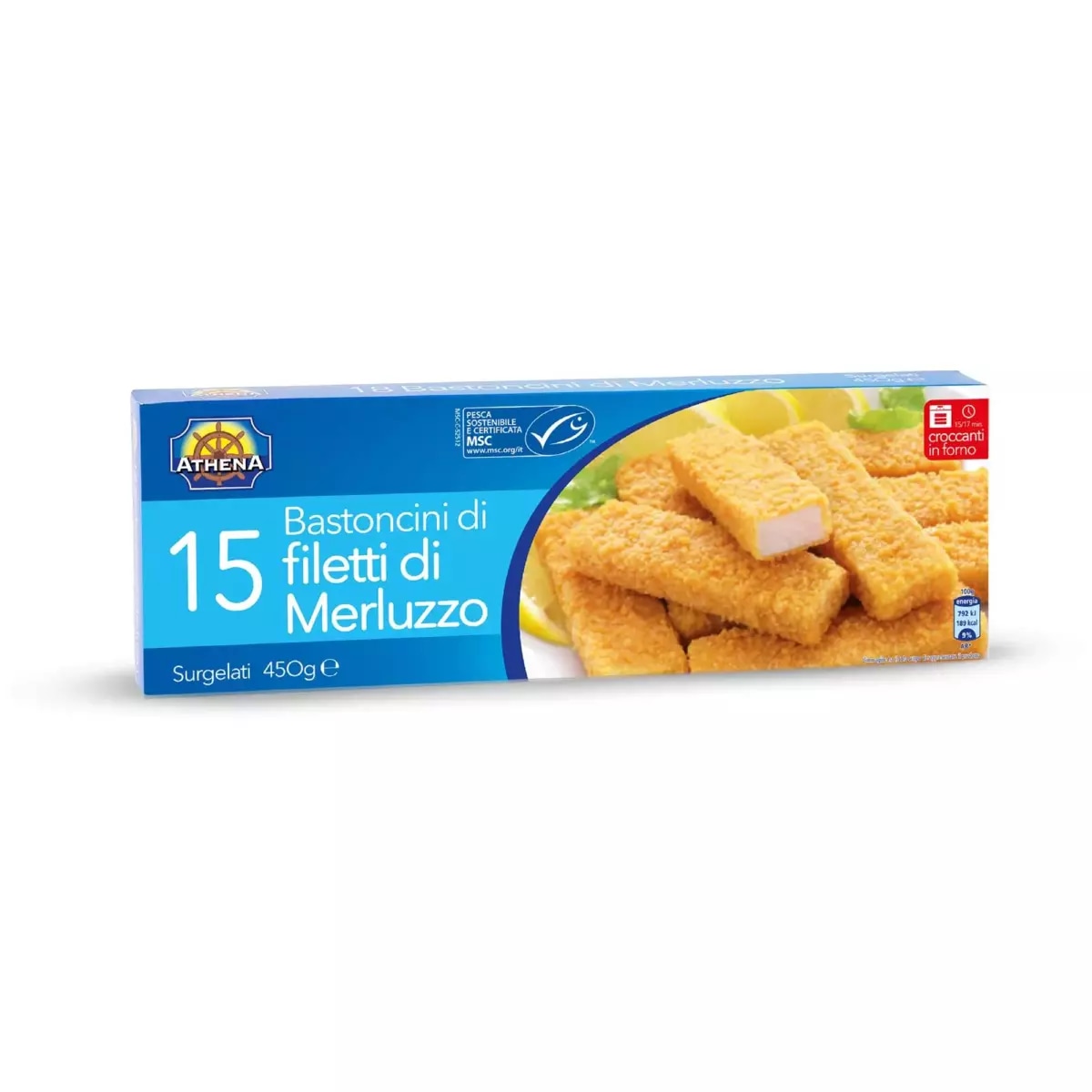 Bastoncini di filetti di merluzzo 15 PZ, 450 g in offerta da Eurospin