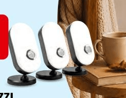 Lampada con sensore, 3 pezzi Casalux – ALDI
