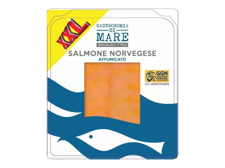 Salmone Norvegese affumicato 220 g GASTRONOMIA DI MARE in offerta da Lidl