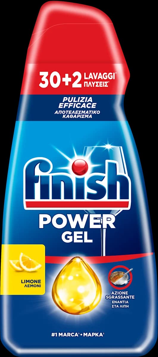 Gel per lavastoviglie Finish Fresh o Lemon 600 ml x4 in offerta da Iper La grande i