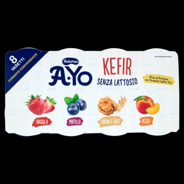 A-YO Kefir alla Frutta 8 x 125 g Arborea in offerta da ALDI