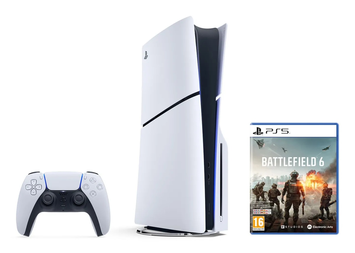 PS5 Slim Disc + Battlefield 6 SONY in offerta da Unieuro