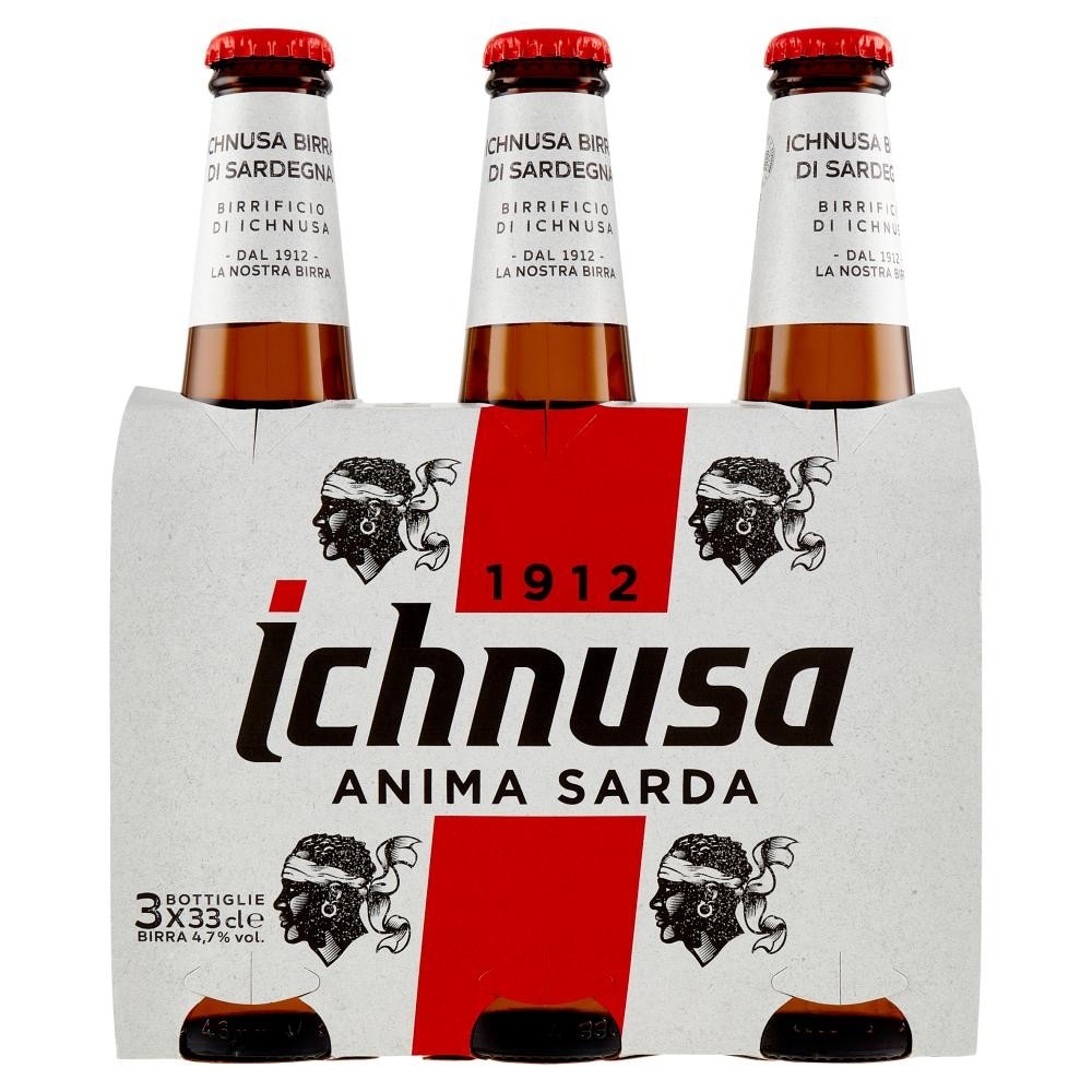 Birra Ichnusa 3x33 cl in offerta da Il Gigante