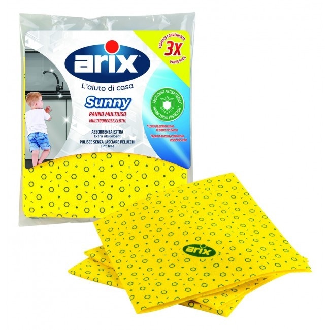 Panni Gialli Sunny conf 3 pezzi ARIX in offerta da Carrefour