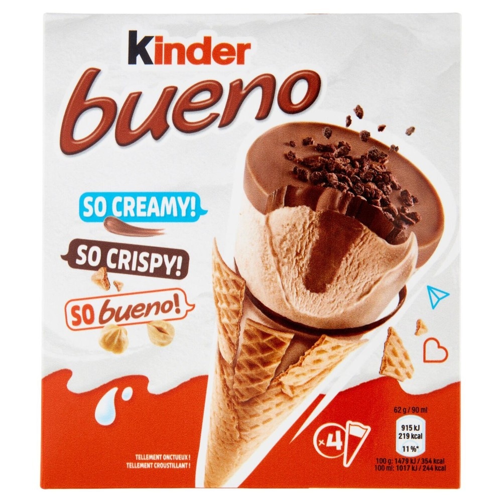 Kinder Bueno Ice Cream conf 4 pezzi, 248 g in offerta da Carrefour