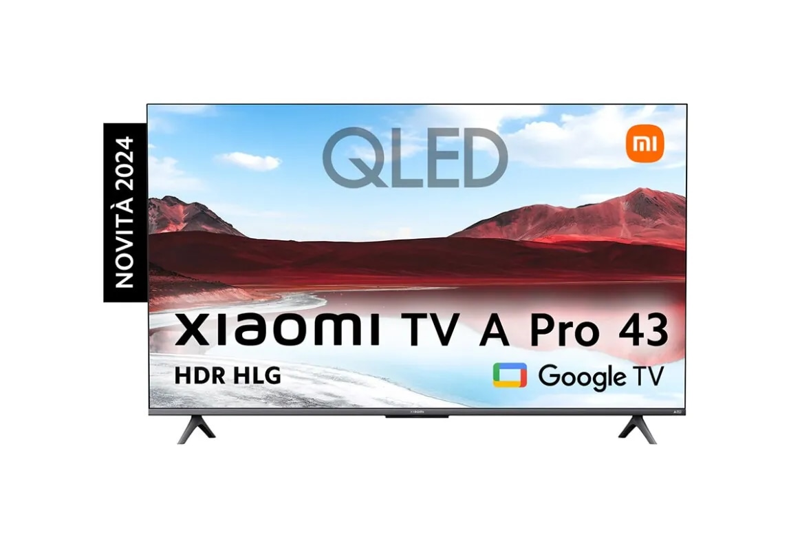 Xiaomi Smart TV 4K QLED 43APRO2 43" in offerta da Unieuro
