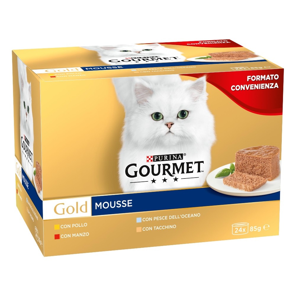 Purina Gourmet Gold Mousse 24x85 g - Offerta nel negozio Coop