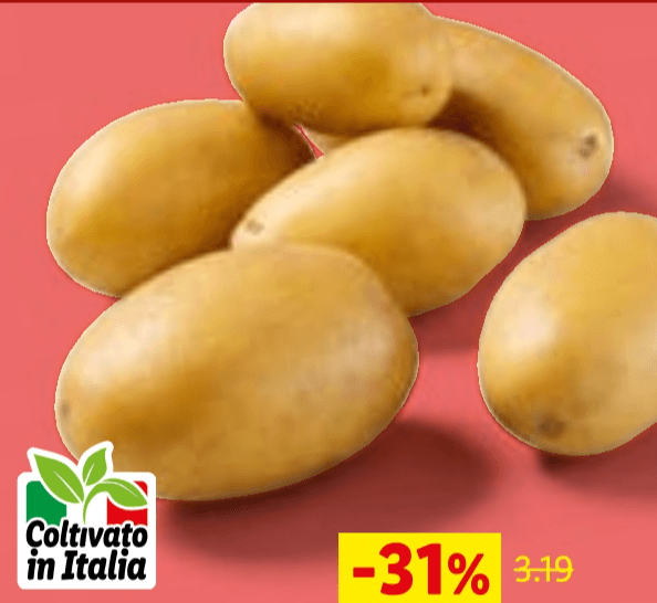 Patate Iodi 1,5 kg rete in offerta da Lidl