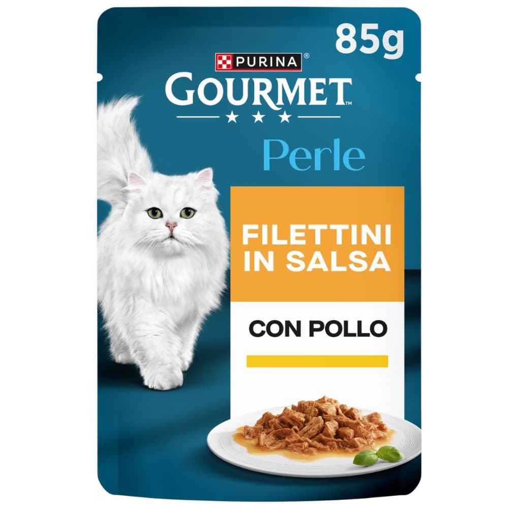 Gourmet Perle filettini in salsa con pollo, 85 g – Panorama
