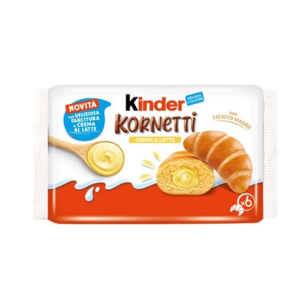 Kinder Kornetti al cioccolato o crema al latte 270 g in offerta da DeSpar