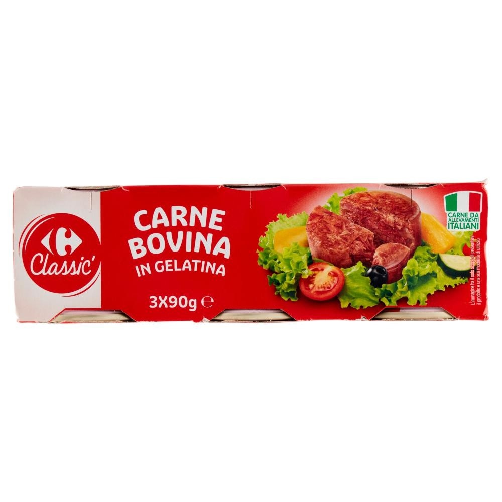 Carne in gelatina conf 3 pezzi da 90 g cad 270 g K Classic in offerta da Carrefour