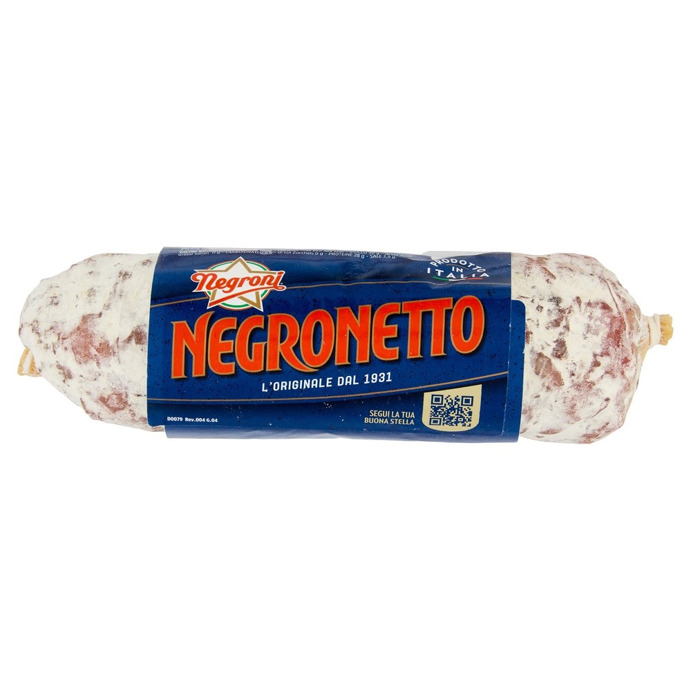 Salame Negronetto Negroni o salsiccia Napoli Negroni 220/250 g in offerta da Panorama