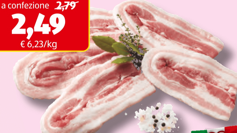 Pancetta a Fette 400 g Il Podere in offerta da ALDI