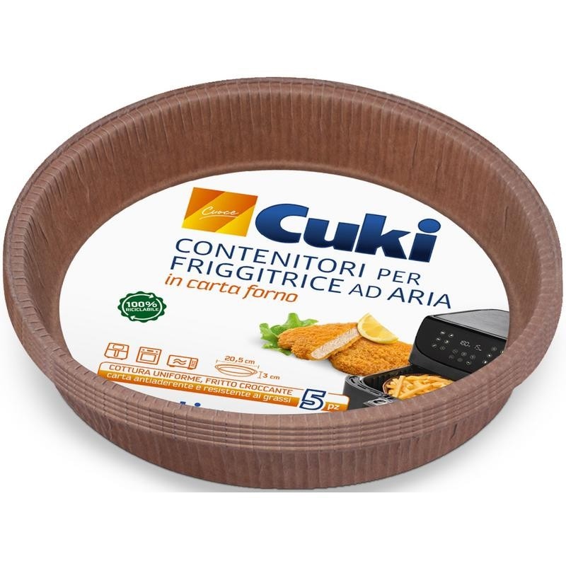 Vaschette in carta per friggitrice ad aria Cuki 5 pezzi - Offerta nel negozio Esselunga