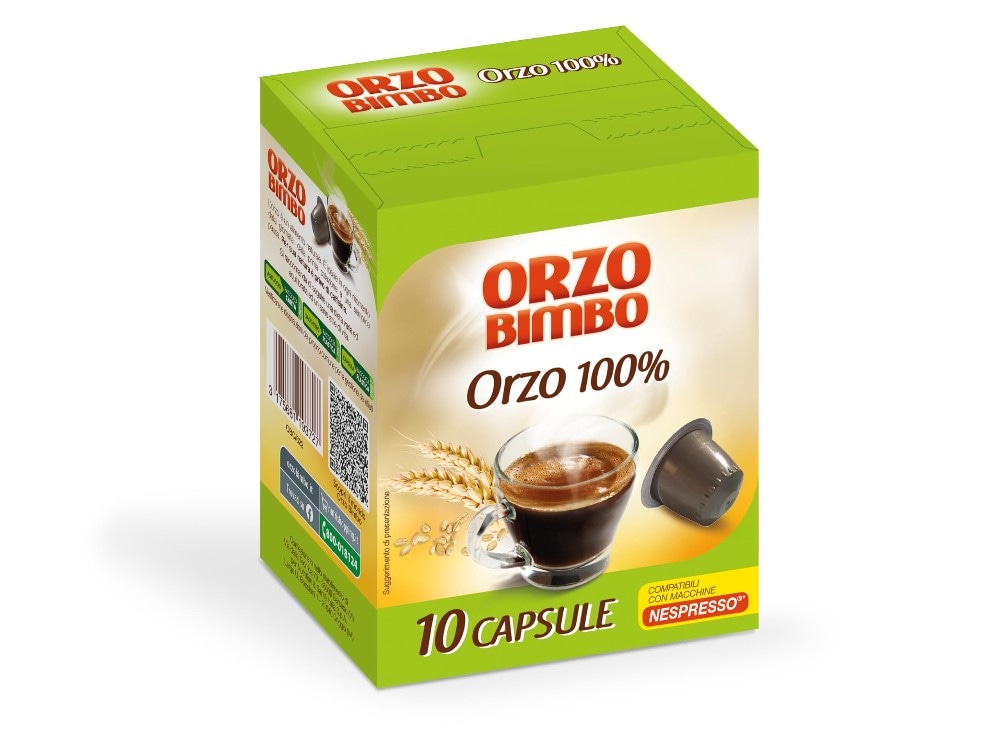 Capsule Orzo Bimbo Compatibili Nespresso Conf. 10 pz, 27 g in offerta da Carrefour